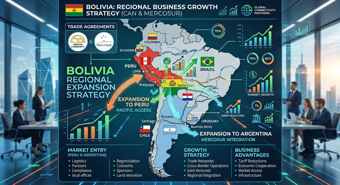 Expansion Regional desde Bolivia: Como Entrar a Peru y Argentina con la Estrategia Correcta