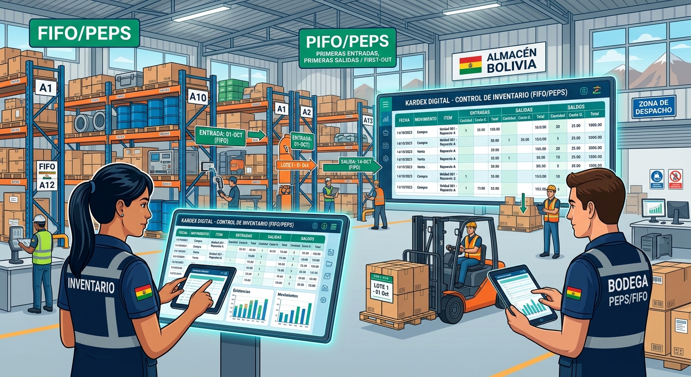 Gestion de Inventarios en Bolivia: Kardex, Control de Mermas y Metodos de Valuacion Aceptados por el SIN
