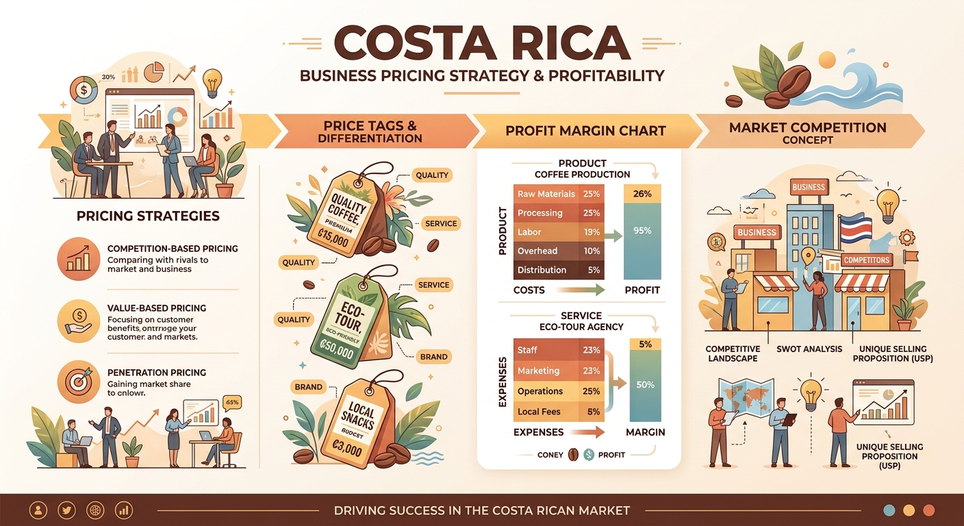 Estrategia de Precios en Costa Rica: Cómo Fijar el Precio Correcto en un Mercado con IVA del 13%
