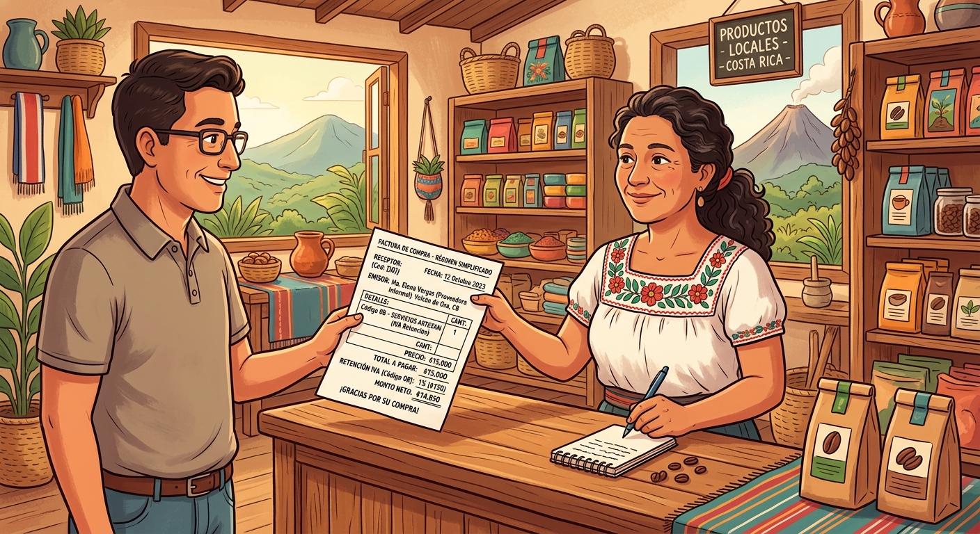 Factura Electrónica de Compra en Costa Rica: Cómo Documentar Compras a Proveedores sin Obligación de Emitir