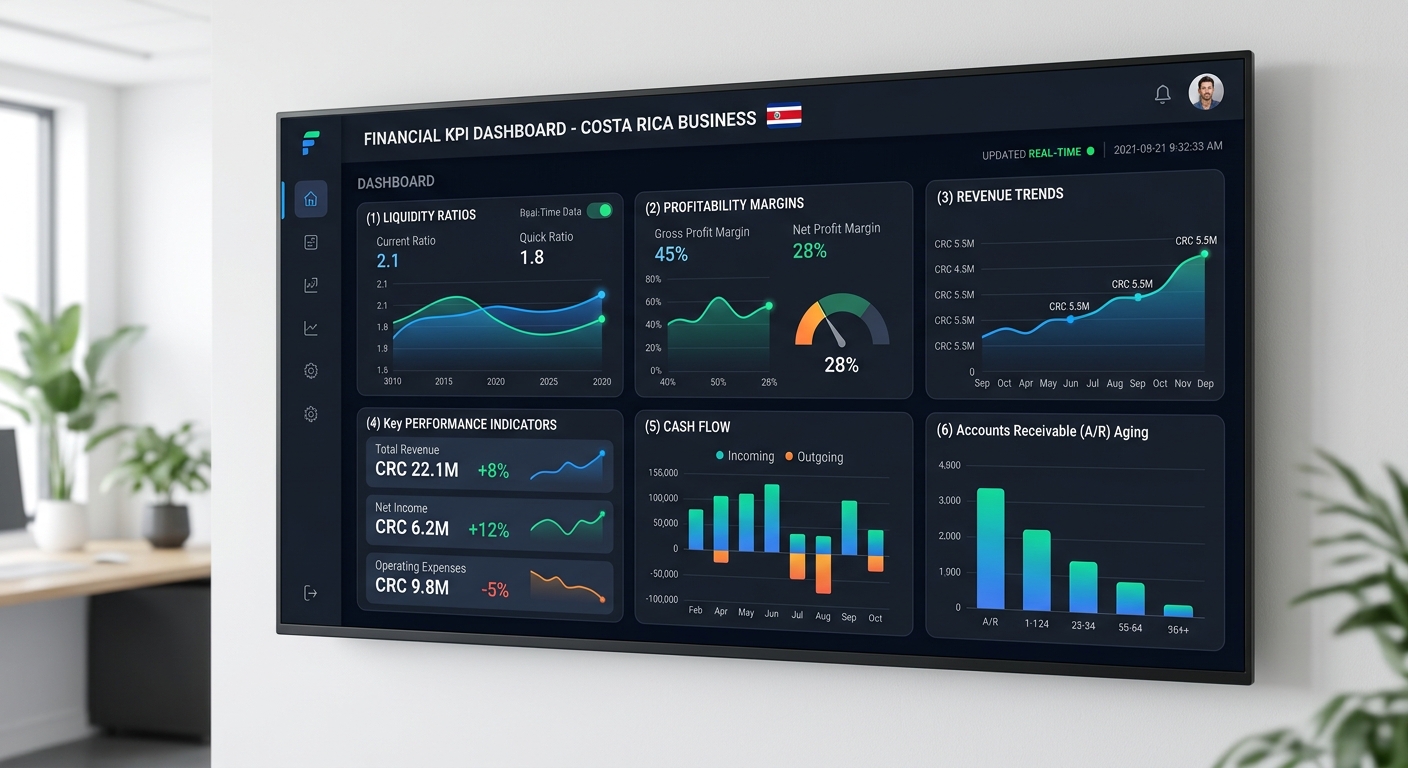 Los 8 KPIs Financieros que toda PyME Costarricense Debe Revisar Cada Mes (con Ejemplos y Señales de Alerta)