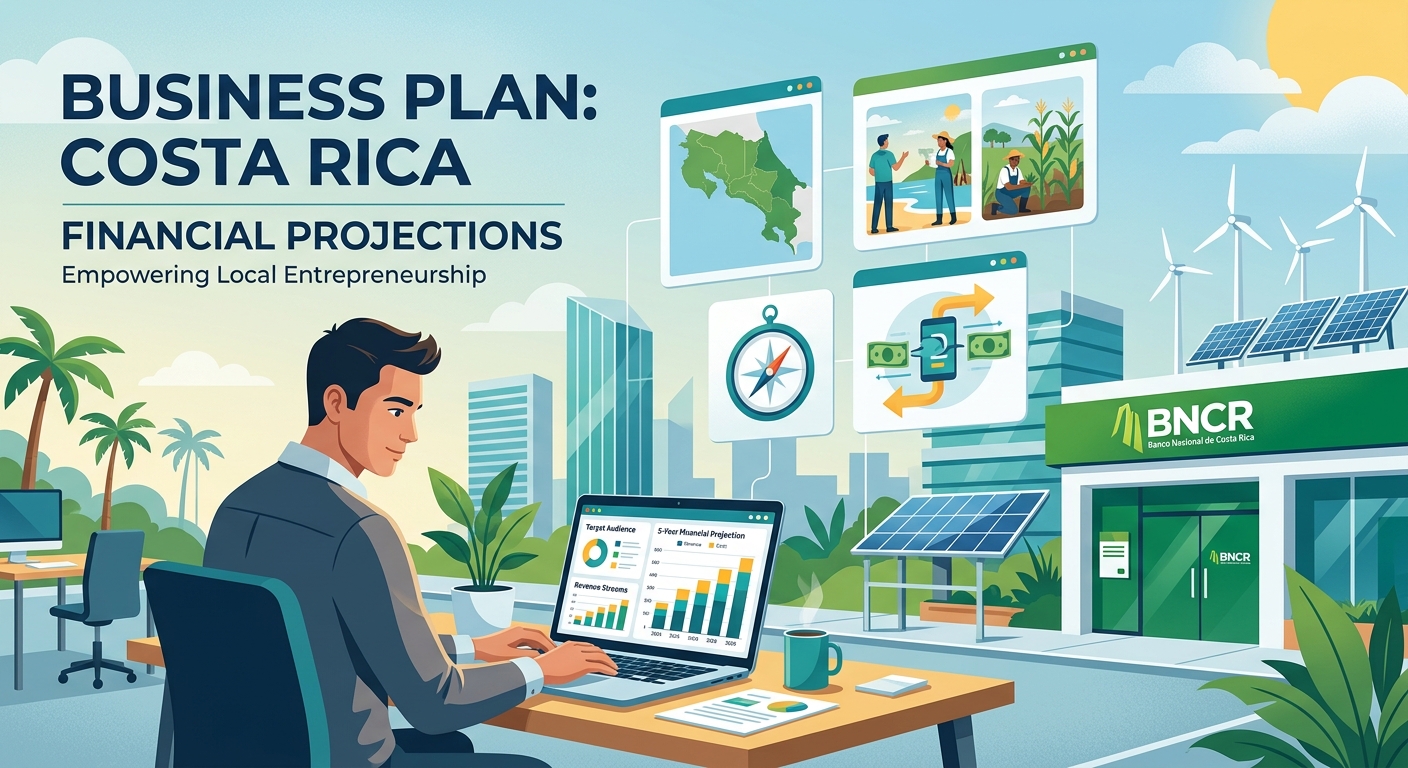 Plan de Negocio para Empresas Costarricenses: La Estructura que Aprueba el BNCR, BCR e Inversionistas