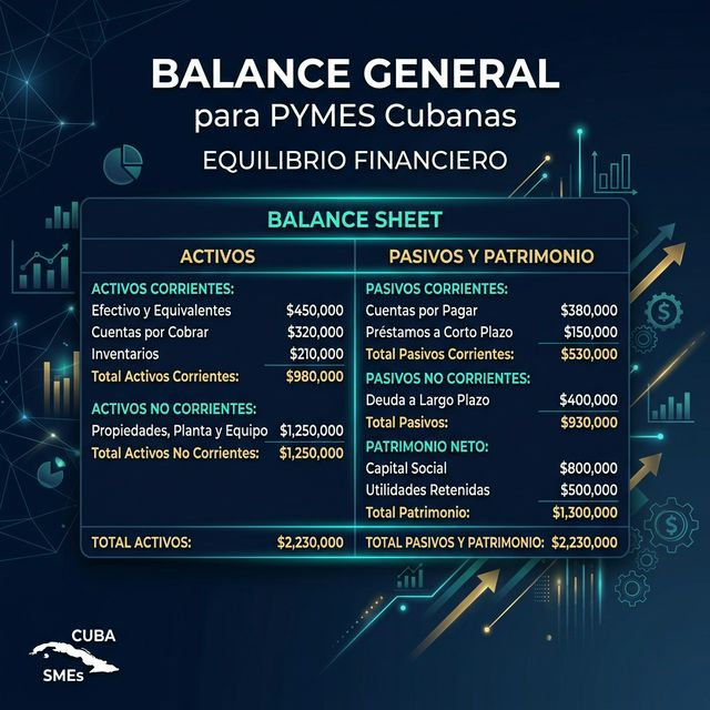 Cómo Preparar el Balance General de su MiPyME en Cuba