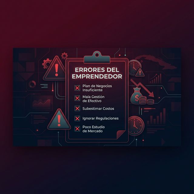 Errores que Cometen los Nuevos Emprendedores en Cuba (y Cómo Evitarlos)