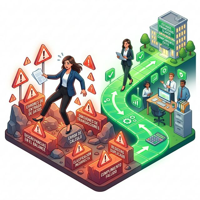Los 10 Errores Contables Más Comunes y Cómo Evitarlos