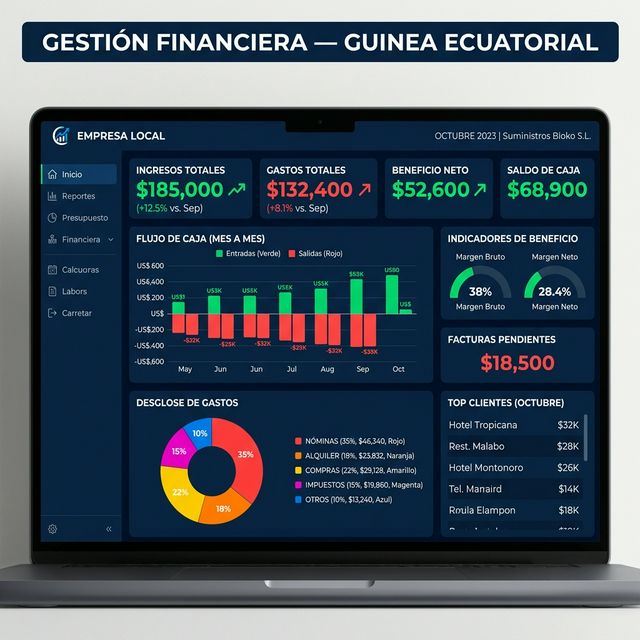 Cómo elegir el software de gestión financiera adecuado para tu empresa en Guinea Ecuatorial