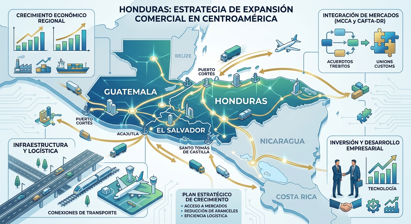 Expansión Centroamericana desde Honduras: Cómo Entrar a Guatemala y El Salvador con la Estrategia Correcta