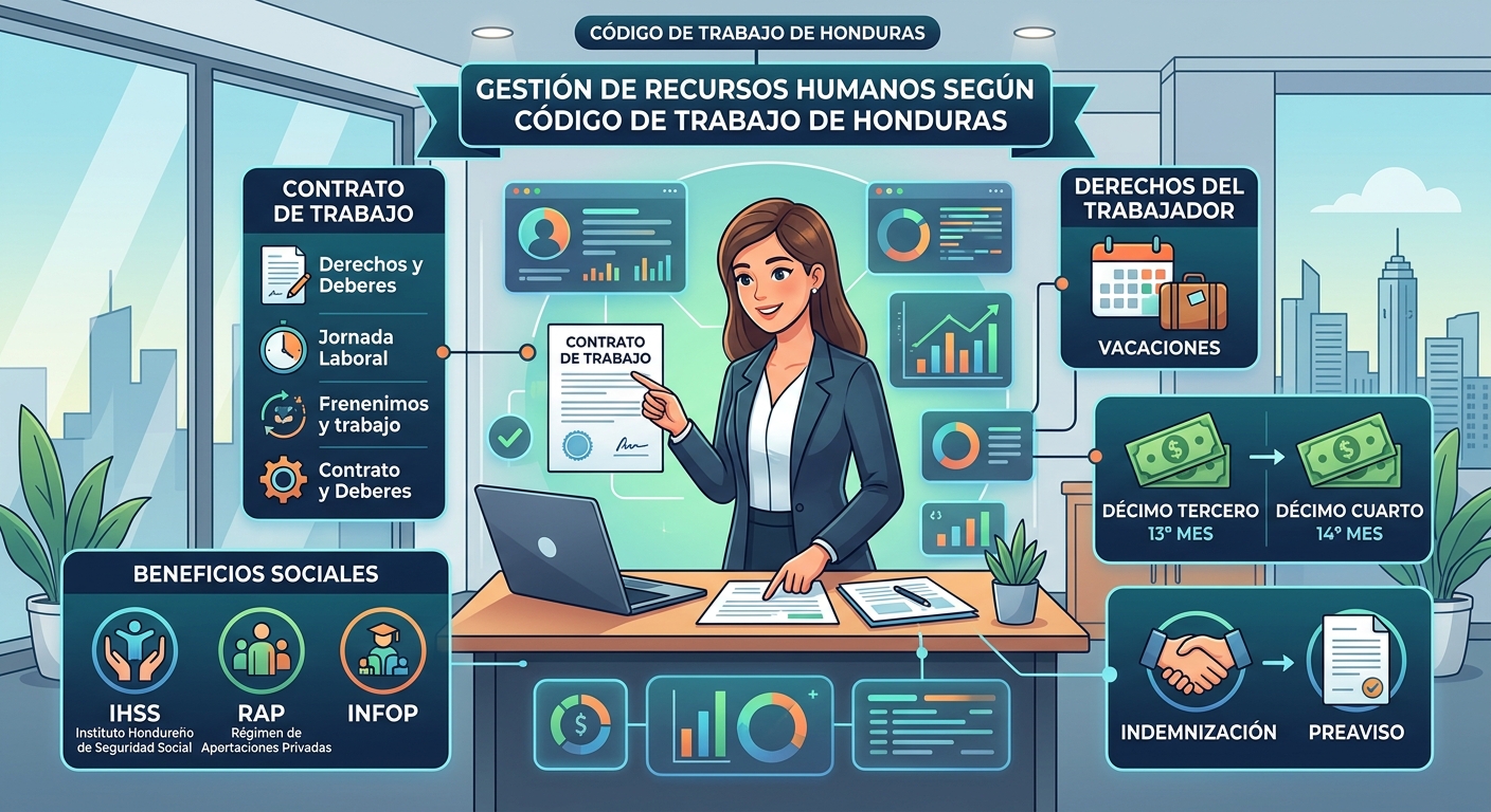 Código de Trabajo de Honduras: lo que Todo Empleador Debe Saber sobre Contratos, 13° y 14° Mes, Preaviso e Indemnización