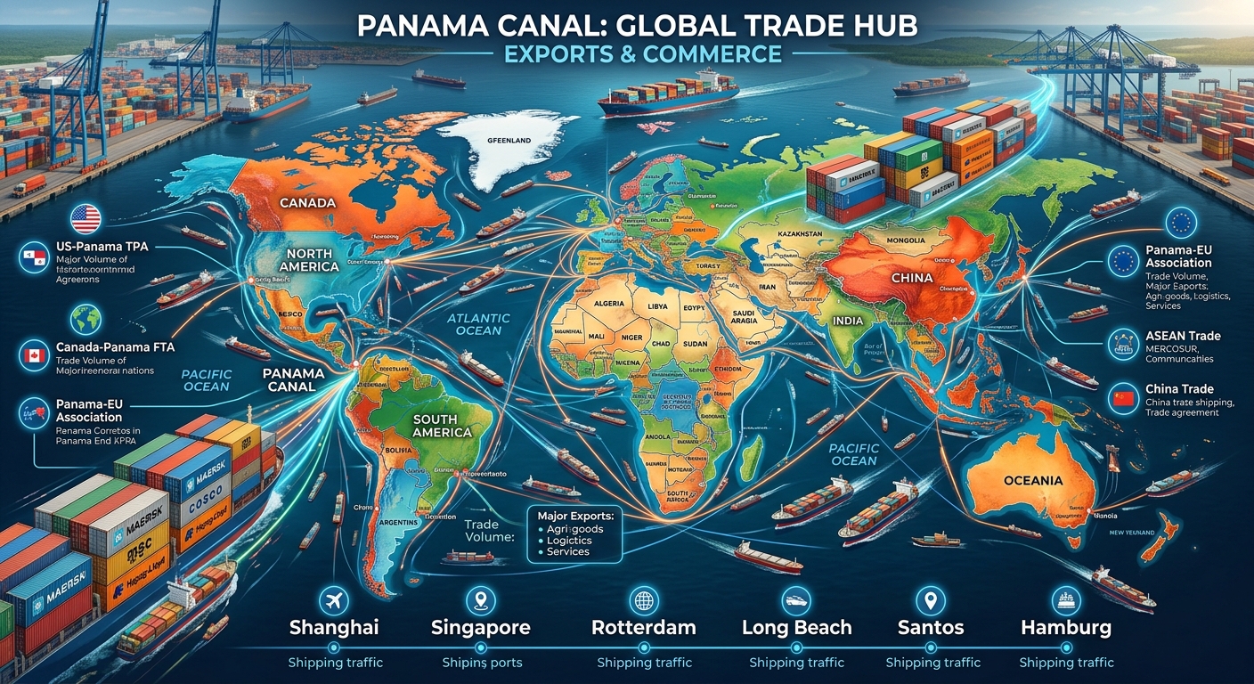 Exportar desde Panamá: Cómo Aprovechar los TLCs, el Certificado de Origen y las Ventajas Logísticas del Hub Centroamericano