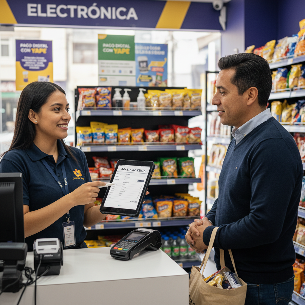 Boleta de Venta Electrónica en Perú: Cuándo Emitirla, DNI Obligatorio y Cómo SUNAT Cruza sus Ingresos en Tiempo Real