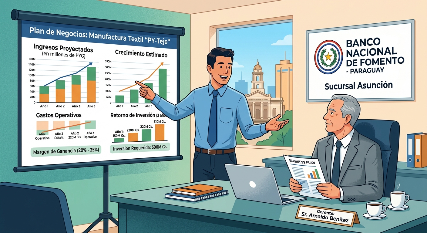 Plan de Negocio para Empresas Paraguayas: La Estructura que Aprueba el BNF, la AFD y los Bancos