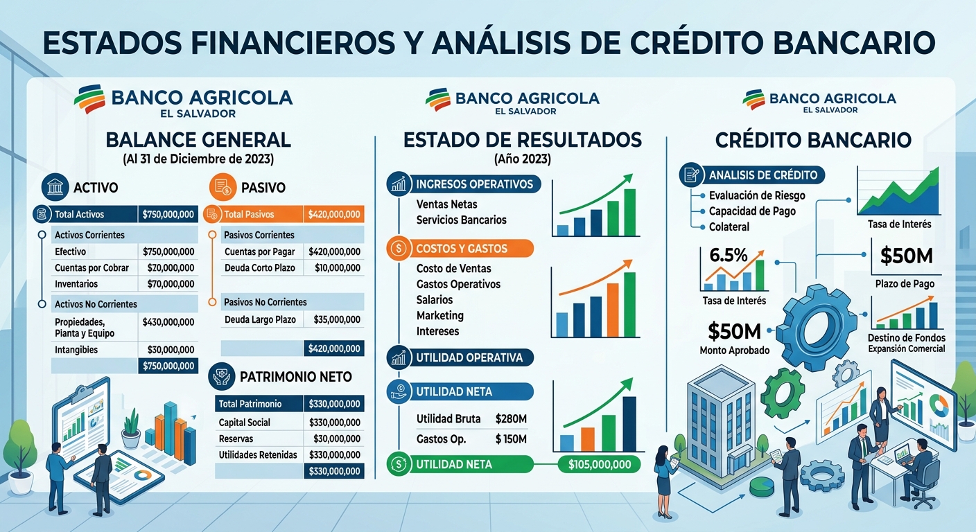 Estados Financieros en El Salvador: Qué Exigen el MH, los Bancos y los Socios para Tomar Decisiones