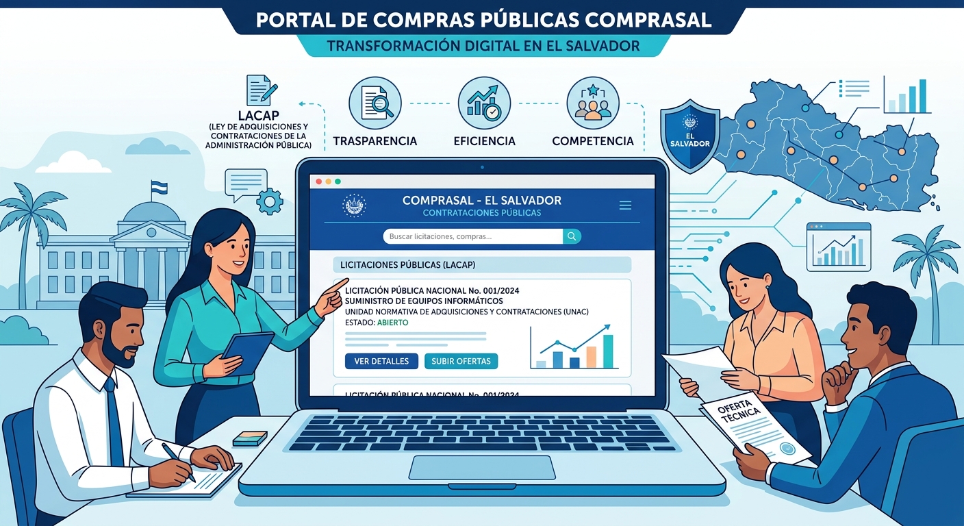 Vender al Estado en El Salvador: LACAP, UNAC y Cómo Registrarse como Proveedor para Ganar Contratos Públicos