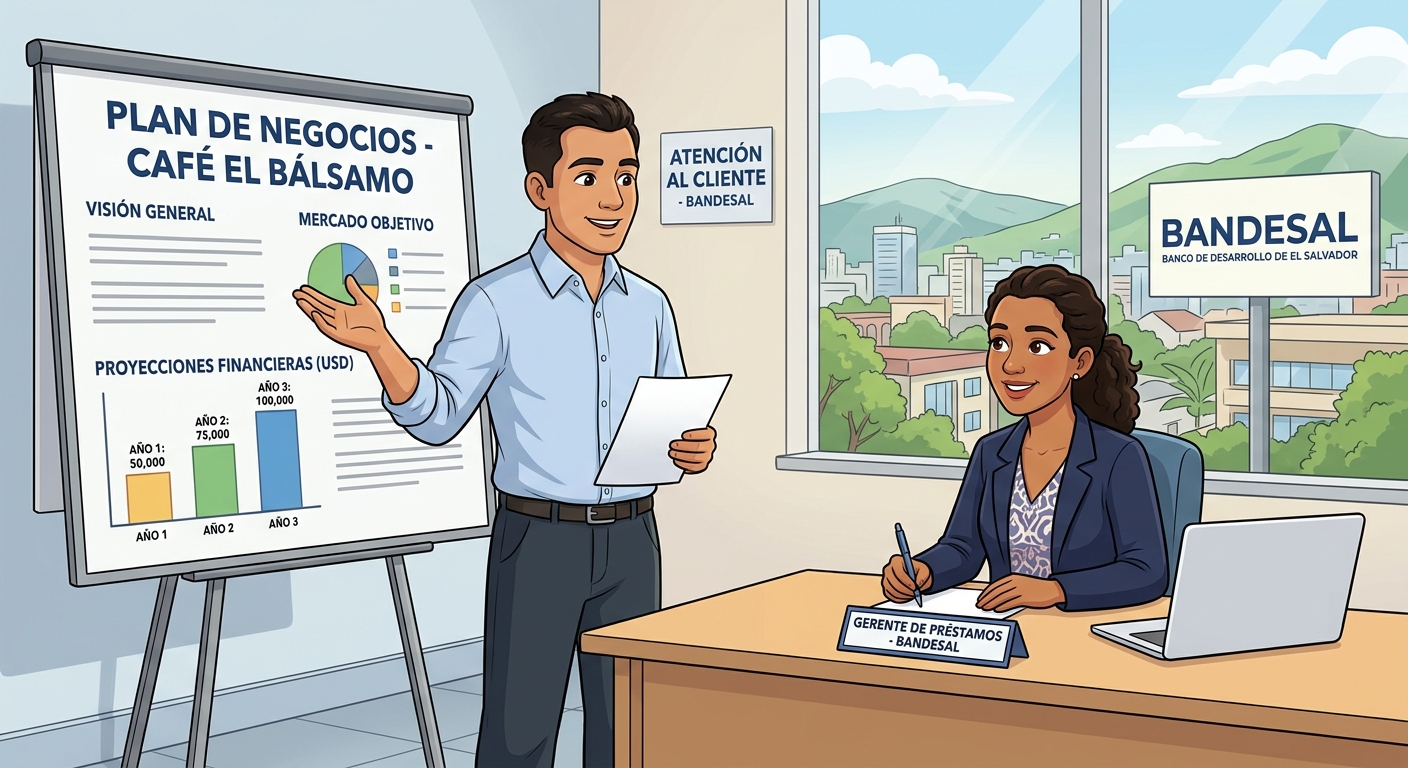 Plan de Negocio para Empresas Salvadoreñas: La Estructura que Aprueba el BANDESAL y los Bancos Locales
