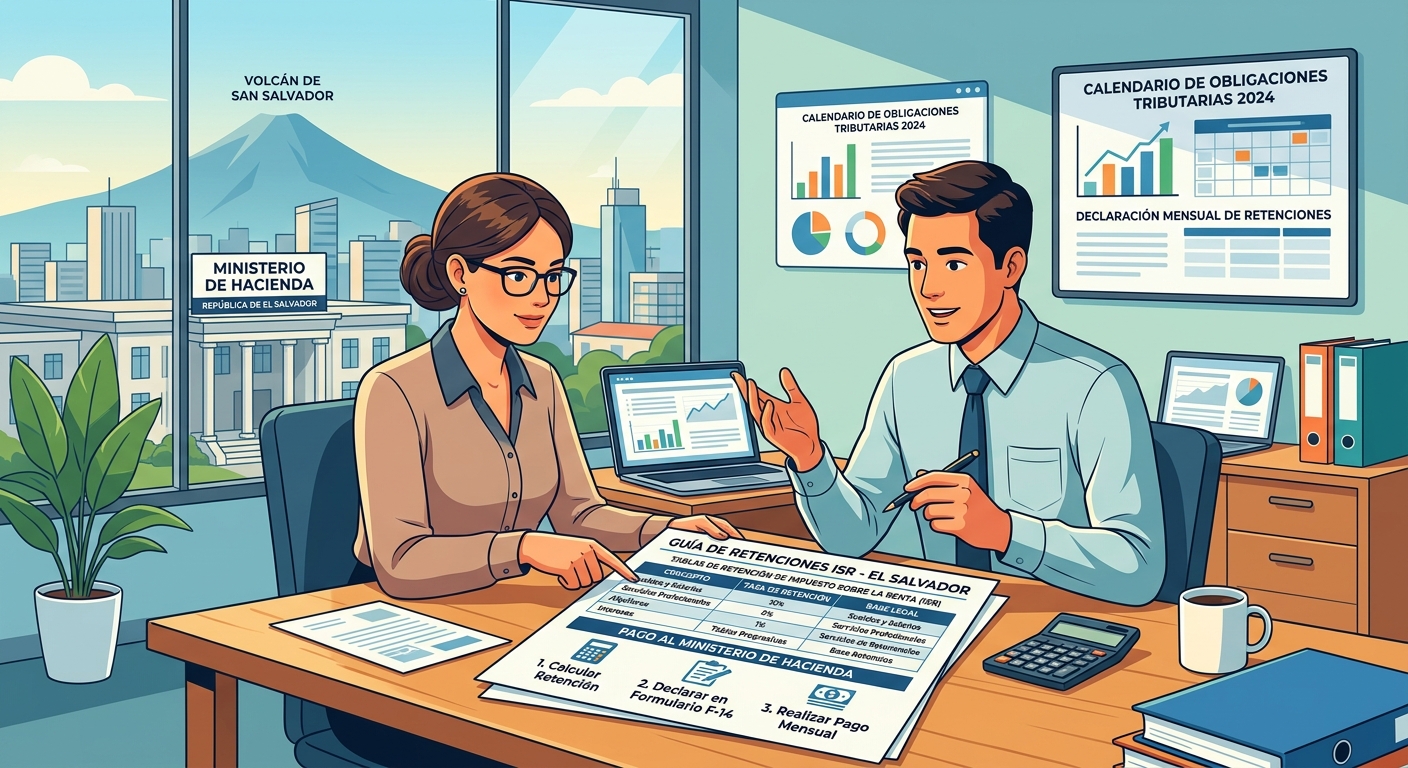 Retenciones de ISR en El Salvador: Cuándo y Cuánto Retener a Proveedores y Empleados según el MH